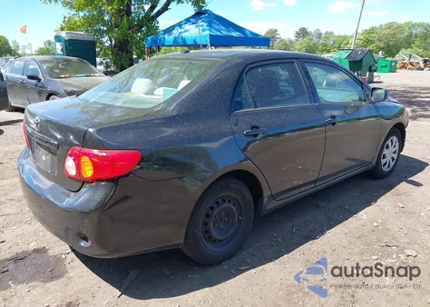 2009 Toyota Corolla Le z USA, uszkodzony, nr VIN 2T1BU40E39C026899